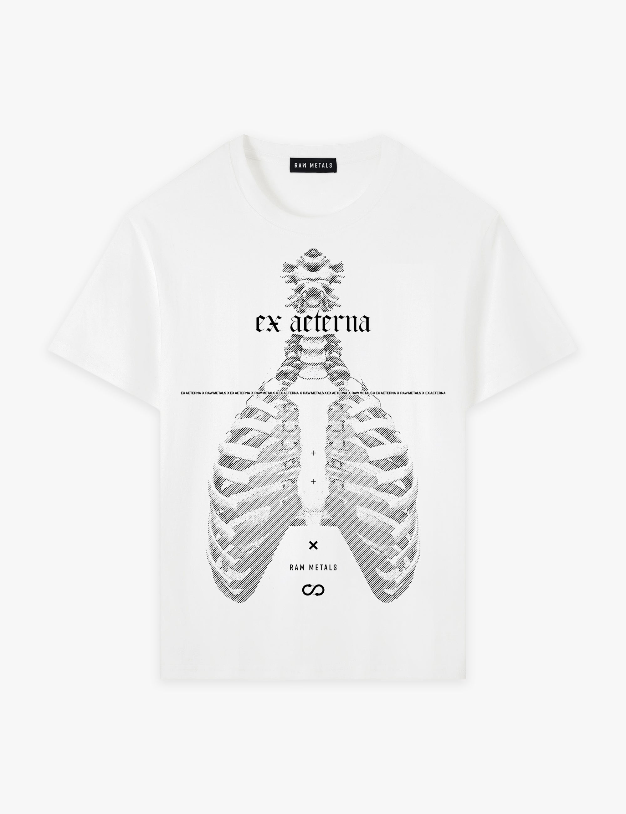 RAW METALS Ex Aeterna T-shirt in White