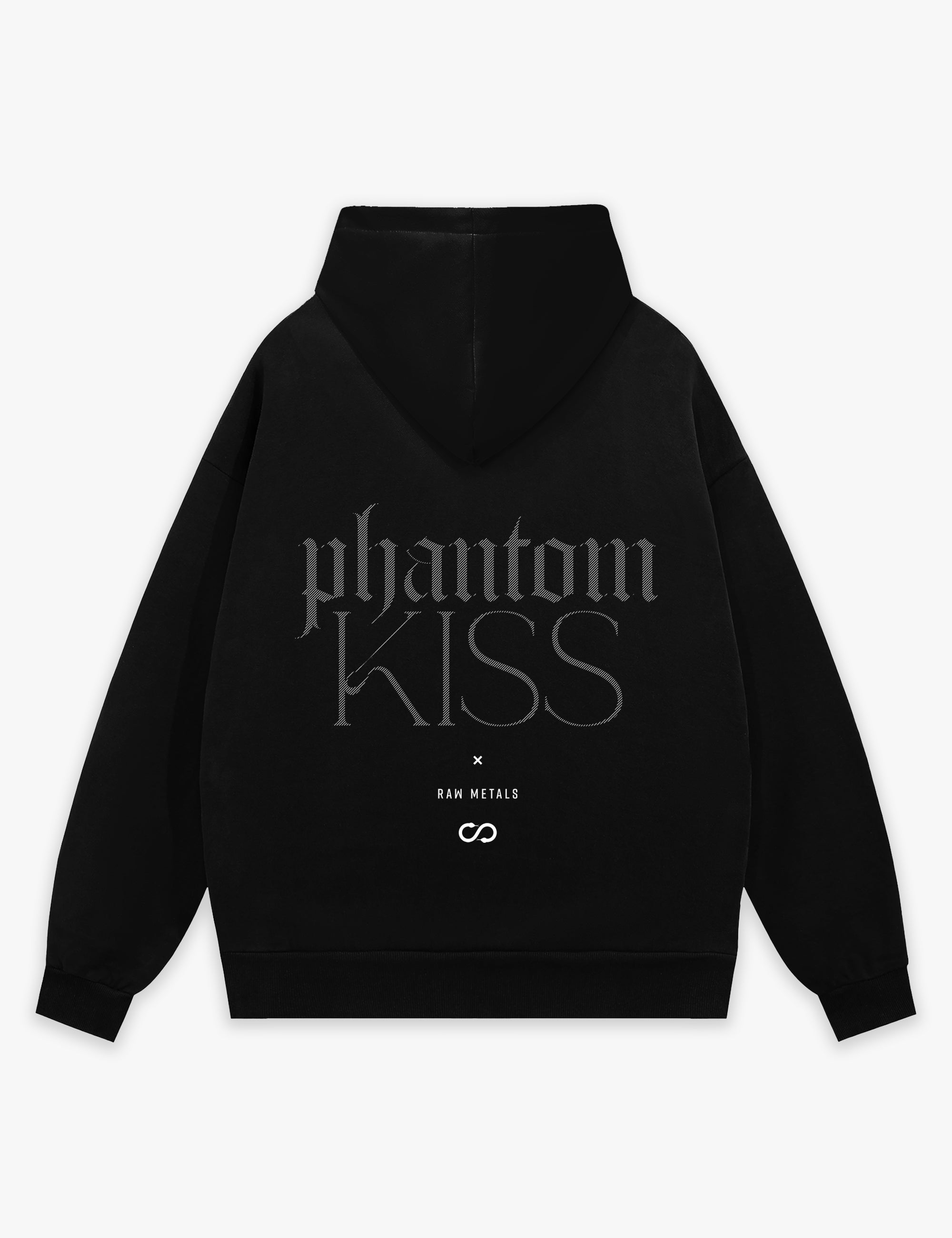 RAW METALS Phantom Kiss Hoodie in Black