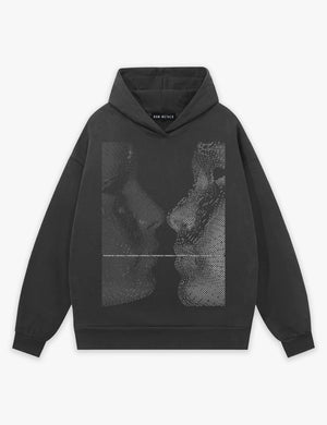 RAW METALS Phantom Kiss Hoodie in Charcoal