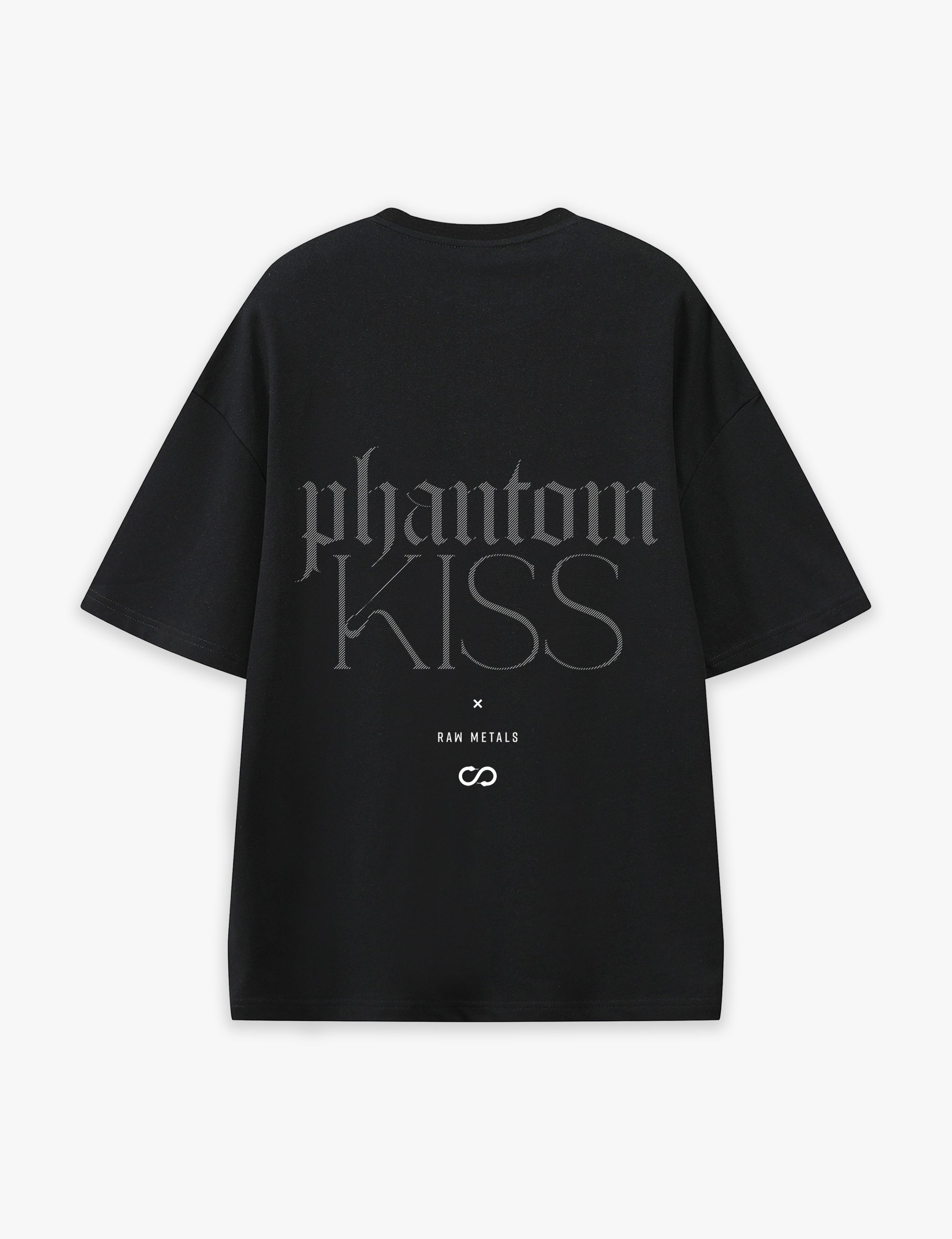 RAW METALS Phantom Kiss Oversized T-shirt in Black