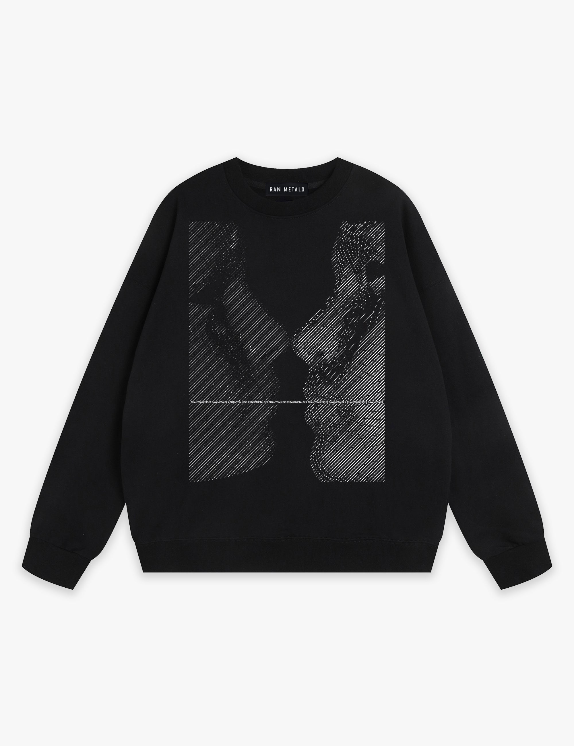 RAW METALS Phantom Kiss Sweatshirt in Black