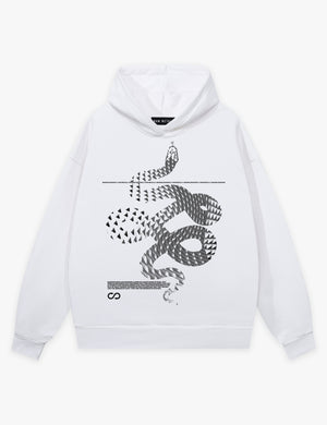 RAW METALS Moving Shadows Hoodie in White