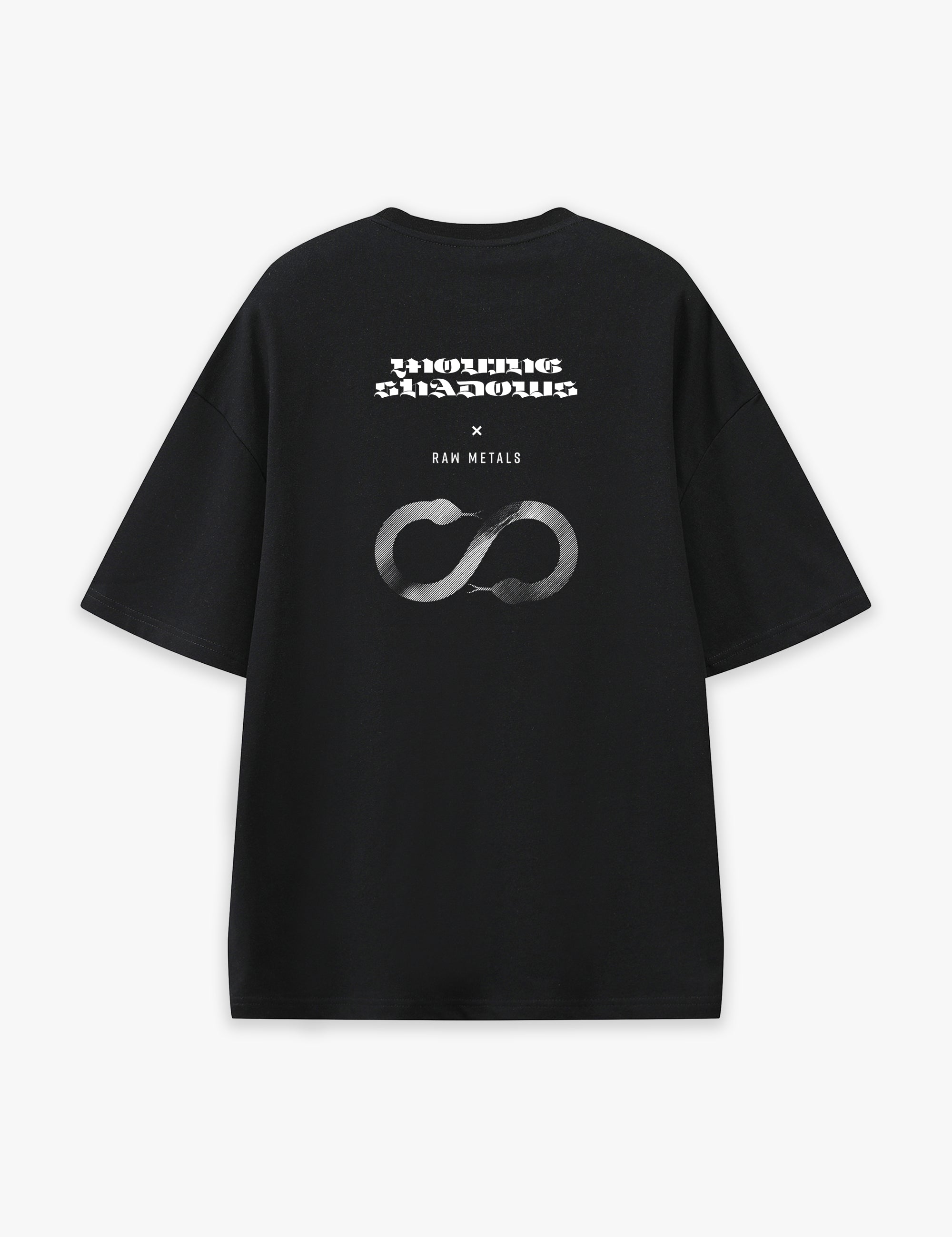 RAW METALS Moving Shadows Oversized T-shirt in Black