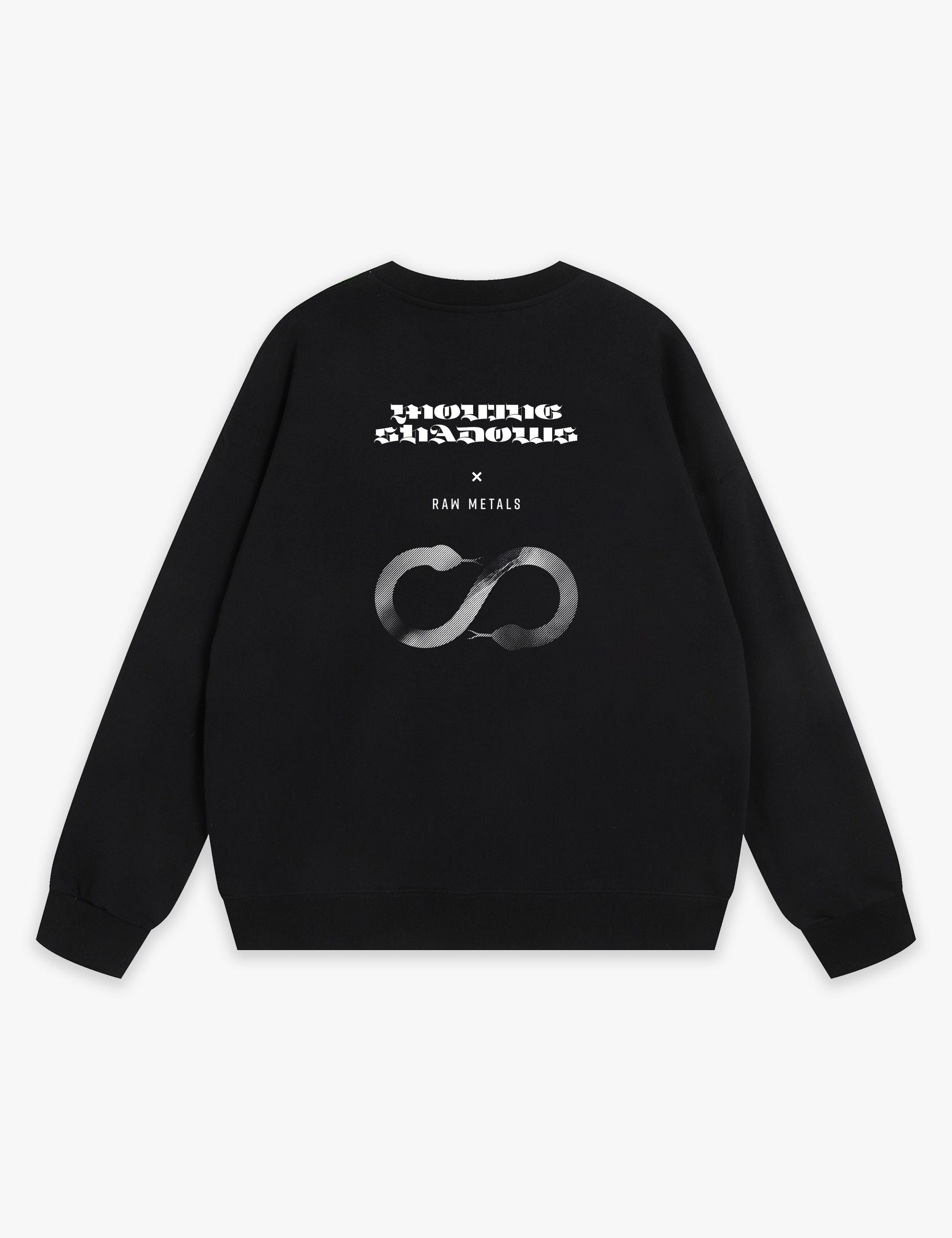 RAW METALS Moving Shadows Sweatshirt in Black