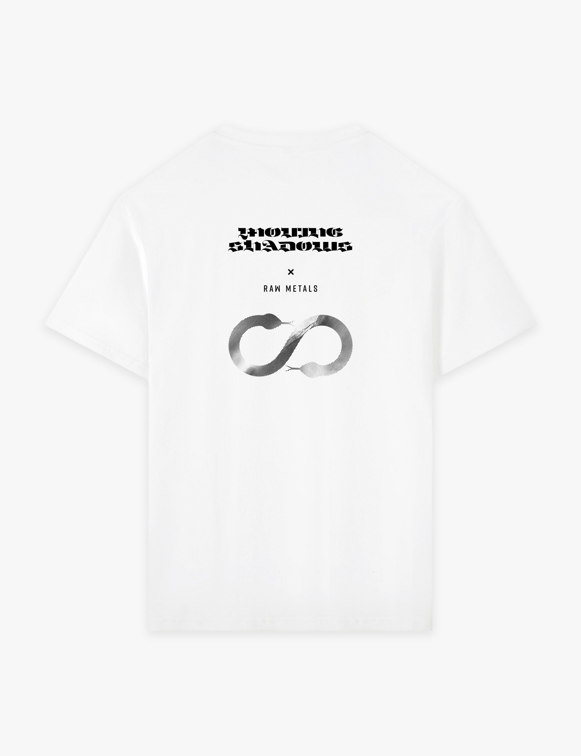 RAW METALS Moving Shadows T-shirt in White