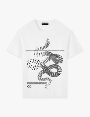 RAW METALS Moving Shadows T-shirt in White