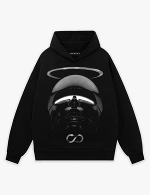 RAW METALS Vanishing Line Hoodie in Black