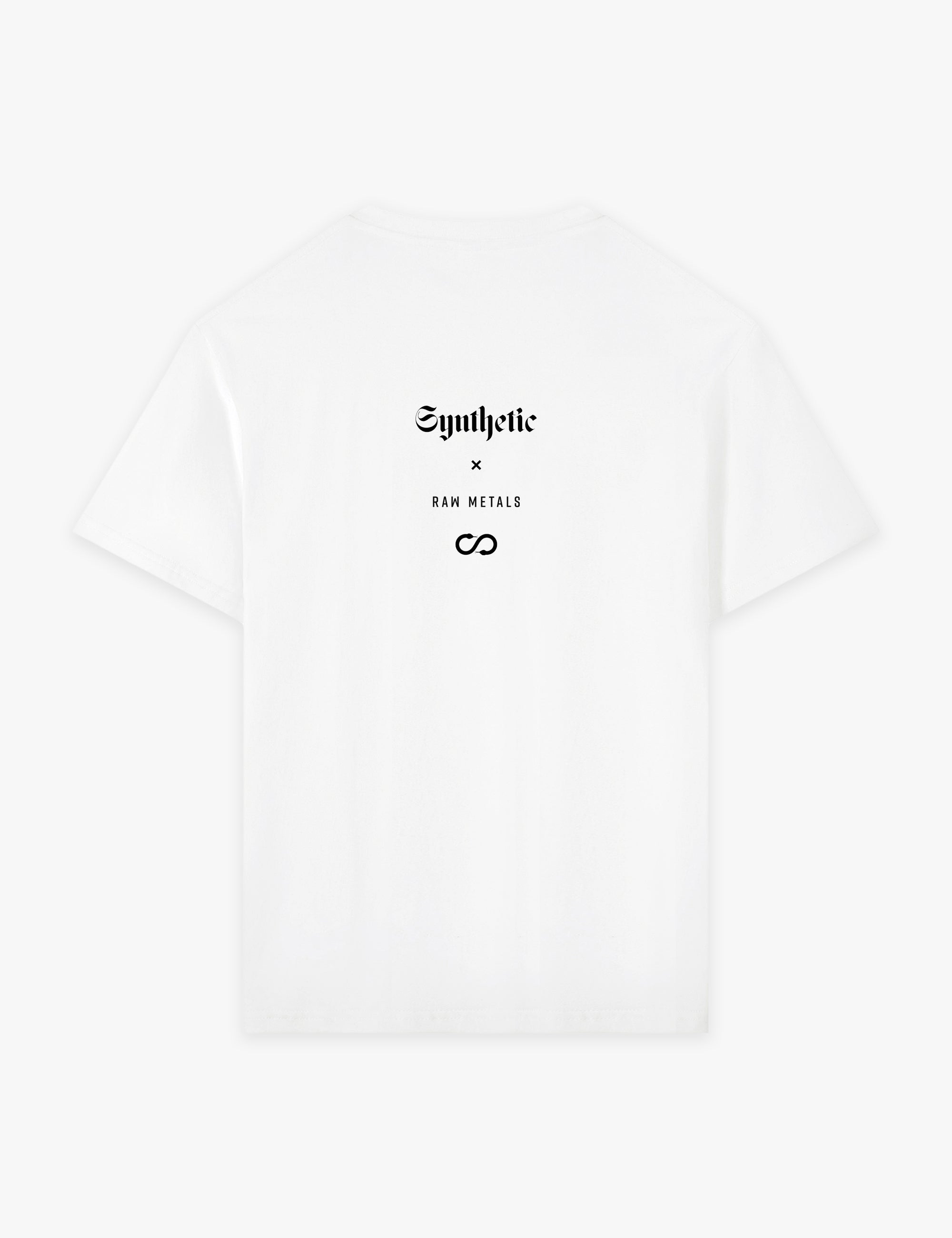 RAW METALS Synthetic T-shirt in White