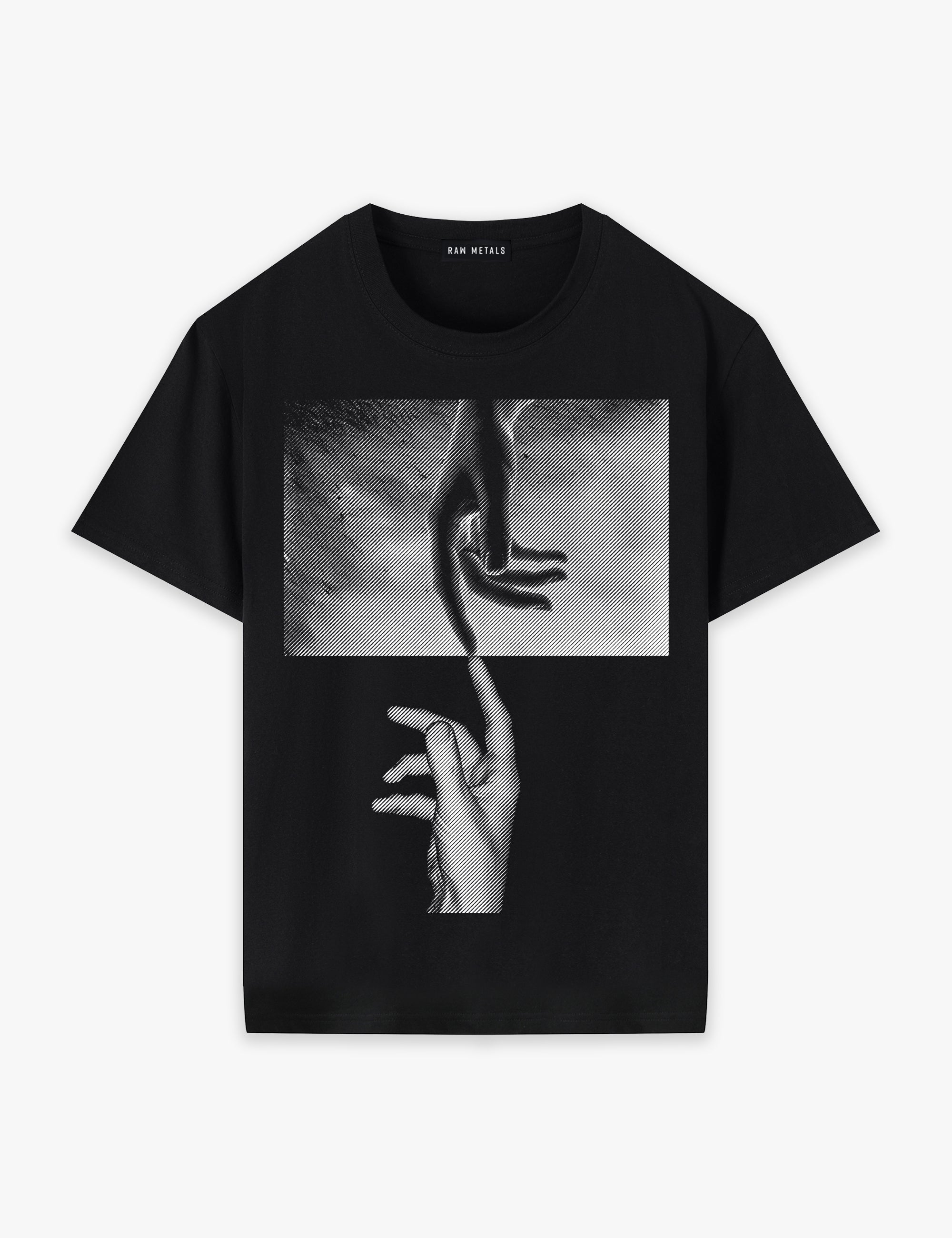RAW METALS False Positive T-shirt in Black