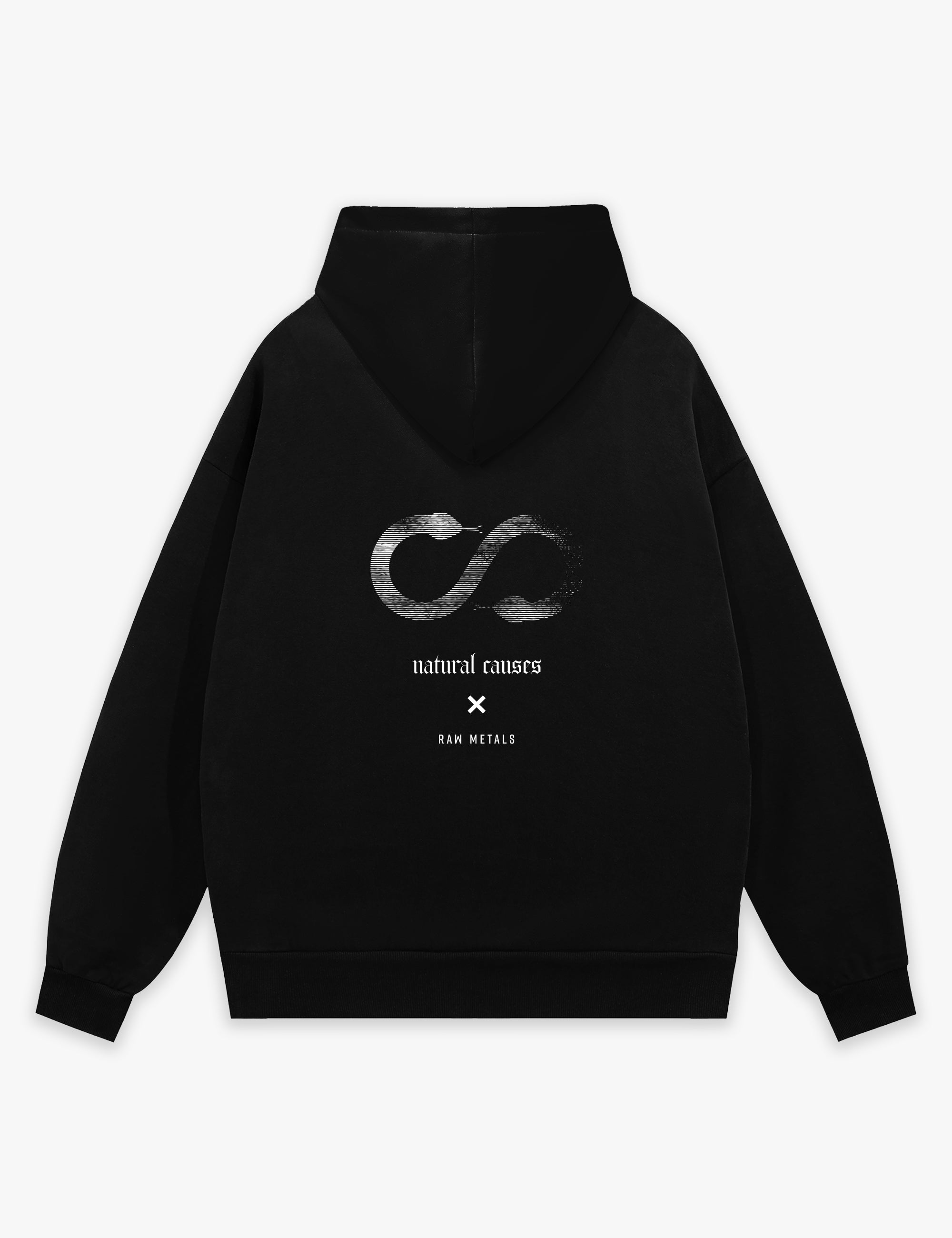 RAW METALS Natural Causes Hoodie in Black