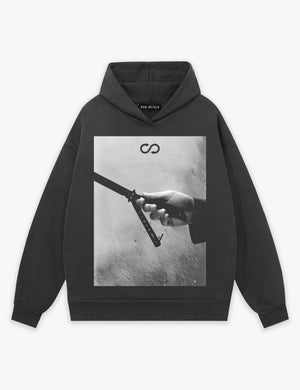 RAW METALS Natural Causes Hoodie in Charcoal