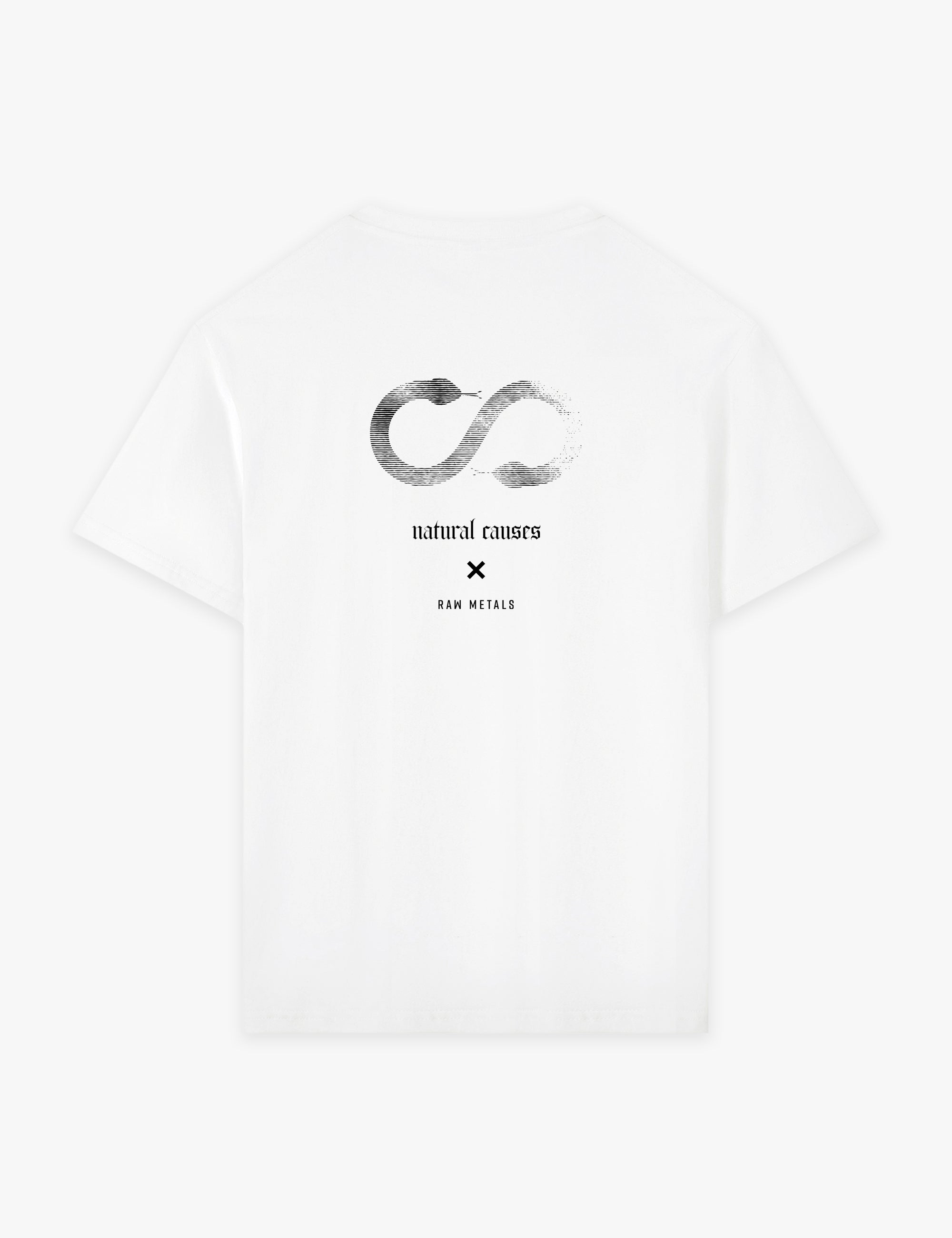 RAW METALS Natural Causes T-shirt in White