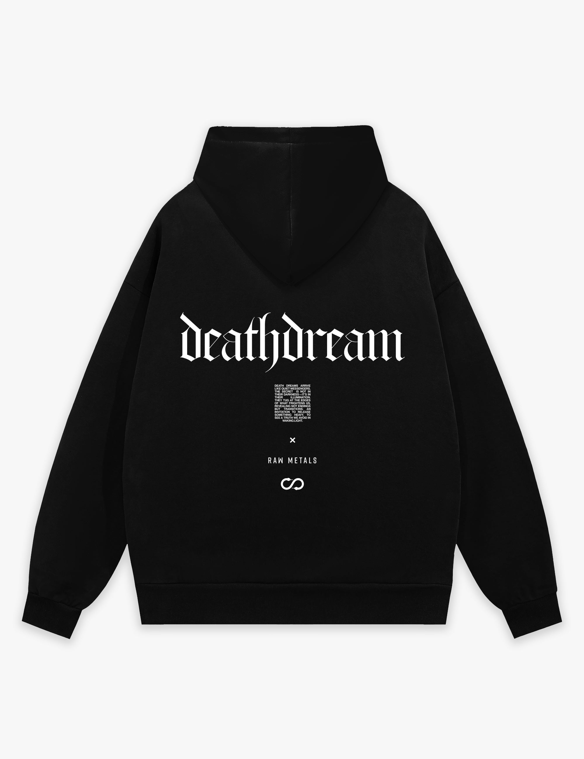 RAW METALS Deathdream Hoodie in Black