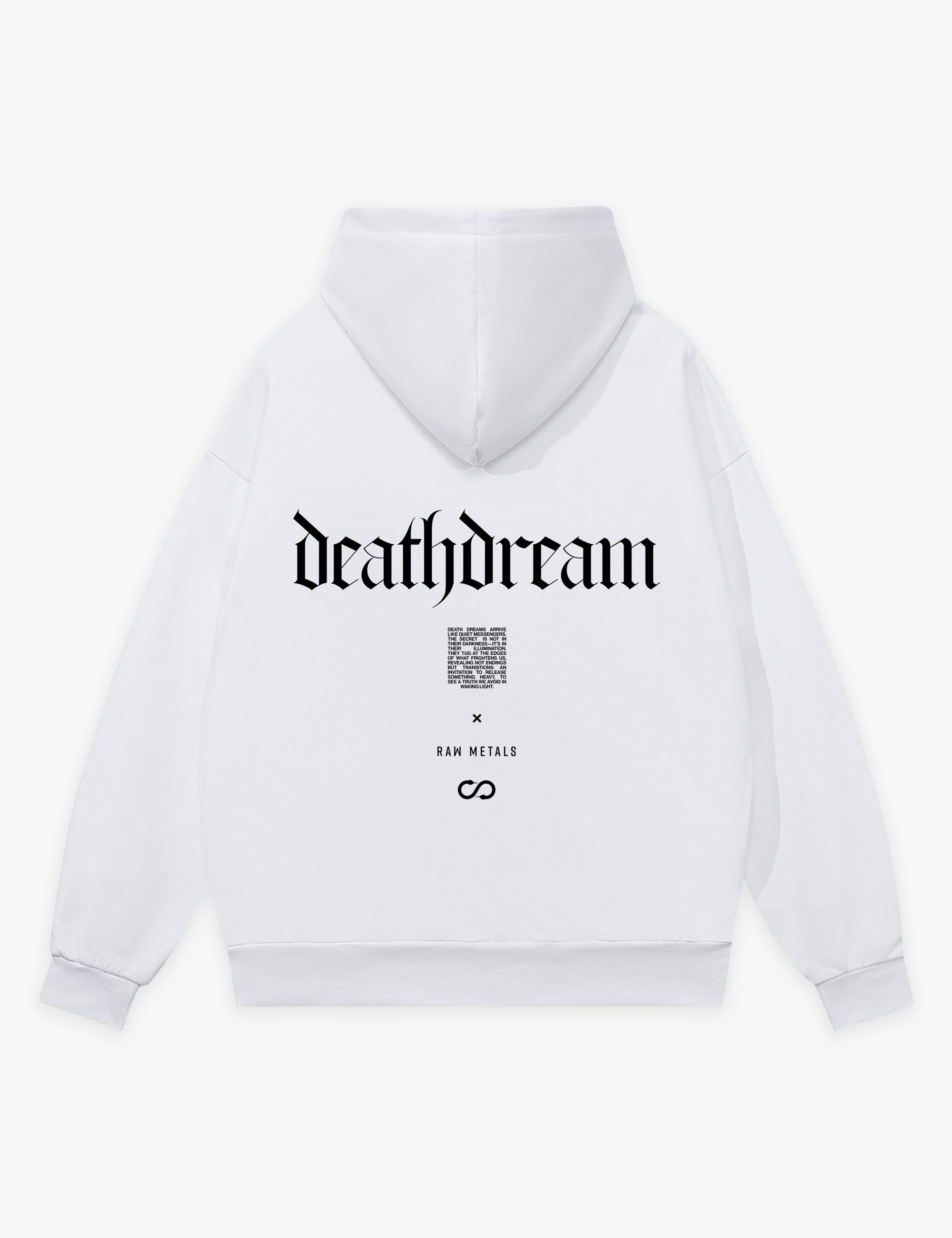 RAW METALS Deathdream Hoodie in White