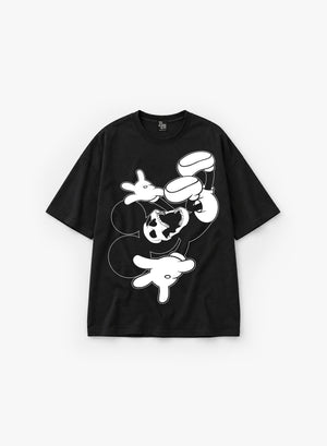 DEATH DREAM OVERSIZE T-SHIRT - BLACK