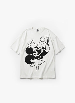 DEATH DREAM OVERSIZE T-SHIRT - WHITE