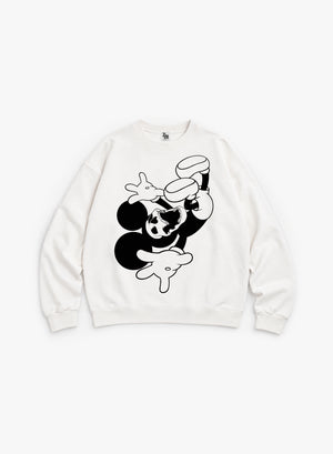 DEATH DREAM SWEATSHIRT - WHITE