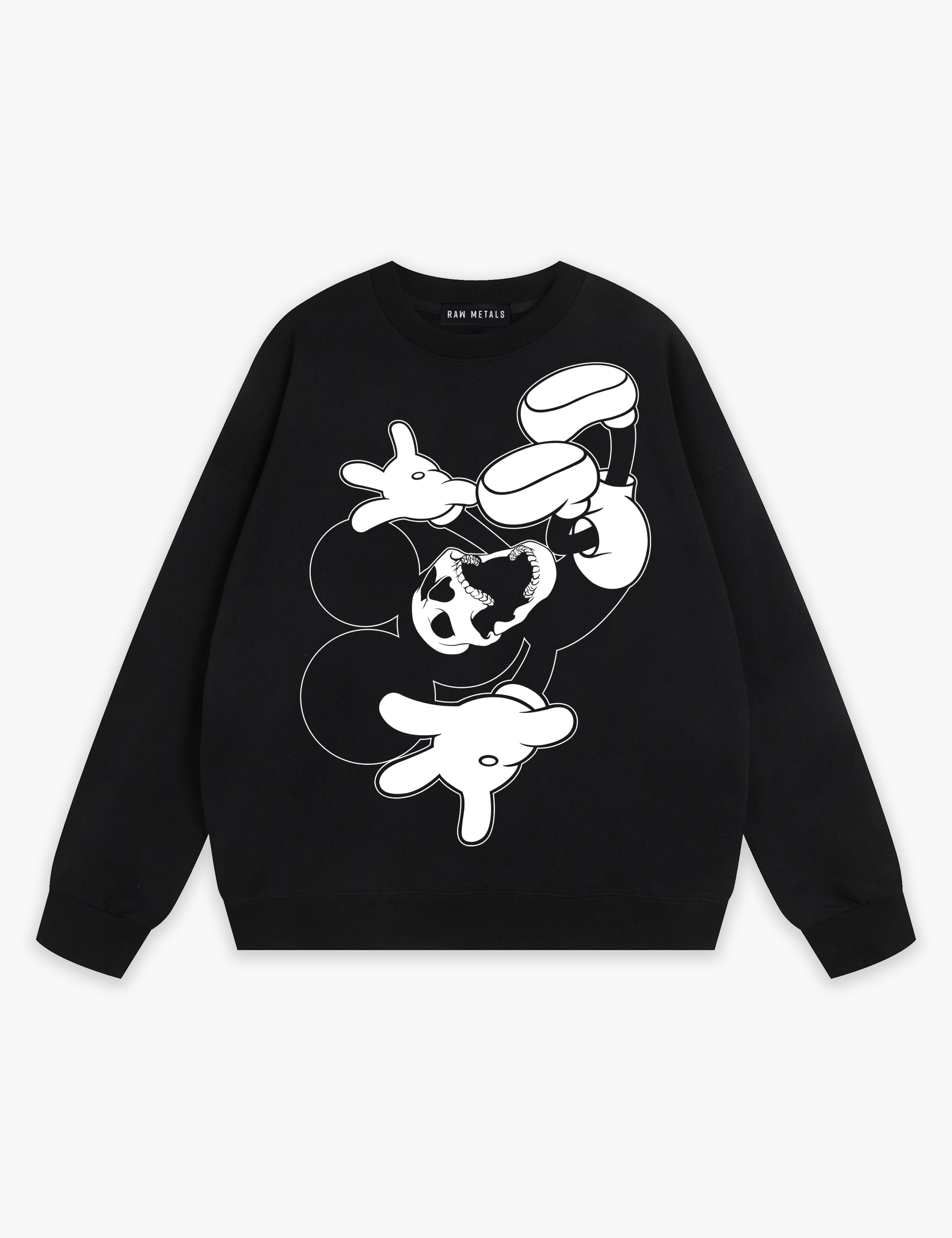 RAW METALS Deathdream Sweatshirt in Black