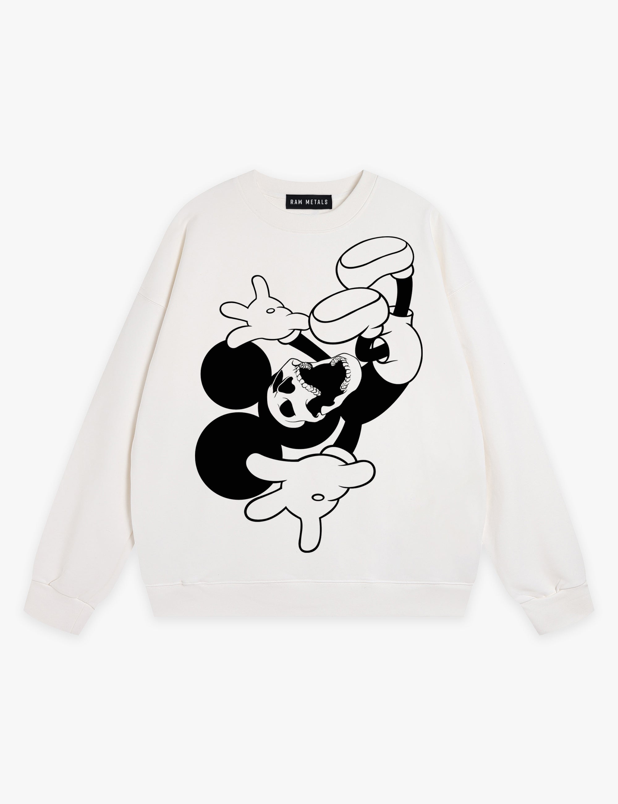RAW METALS Deathdream Sweatshirt in White