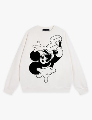 RAW METALS Deathdream Sweatshirt in White