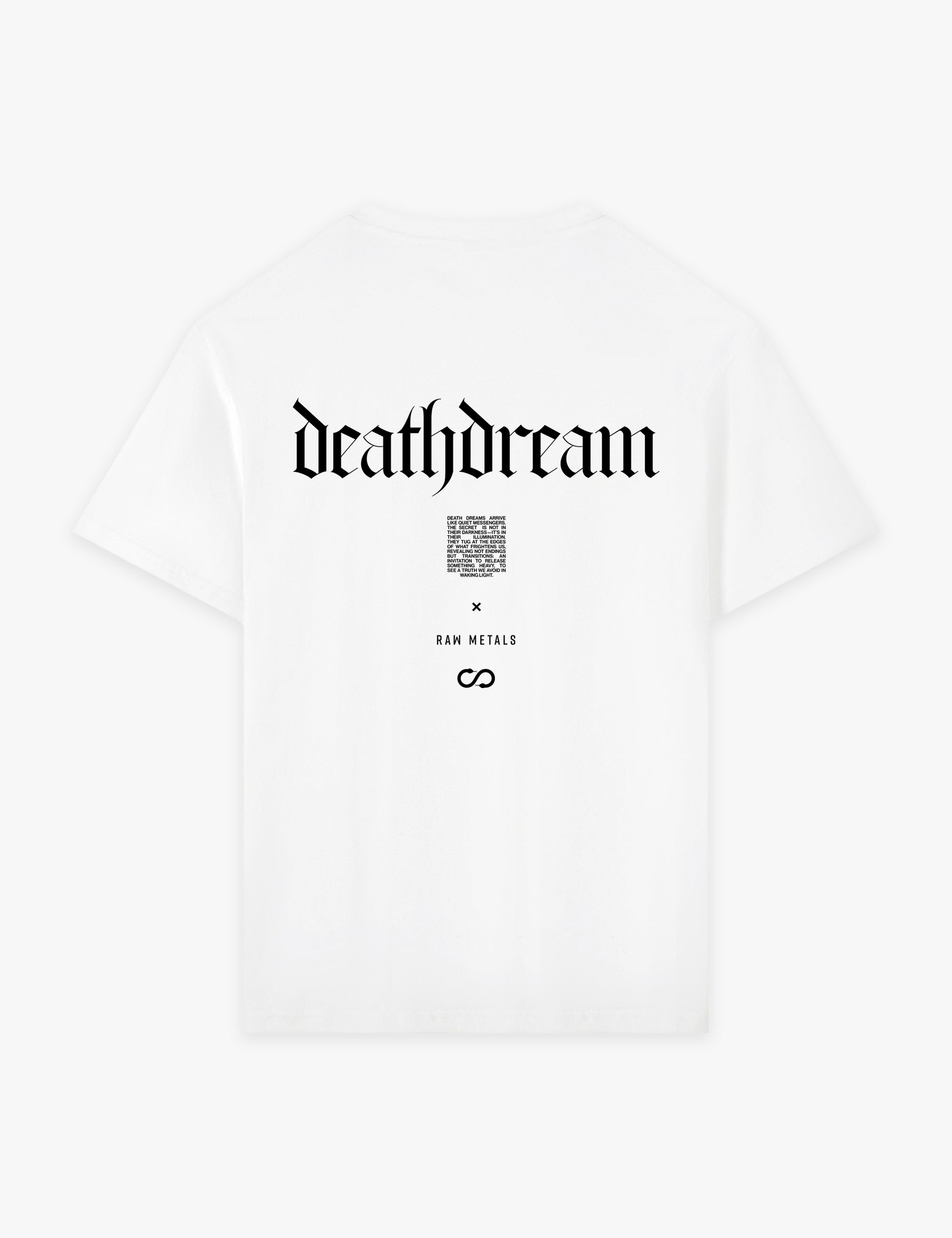 RAW METALS Deathdream T-shirt in White