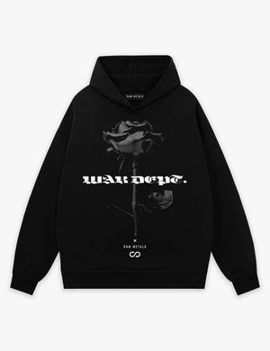 RAW METALS War Department Hoodie in Black