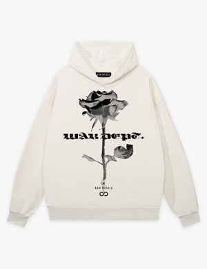 RAW METALS War Department Hoodie in Bone