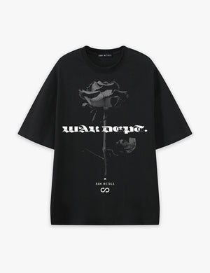 RAW METALS War Department Oversized T-shirt in Black