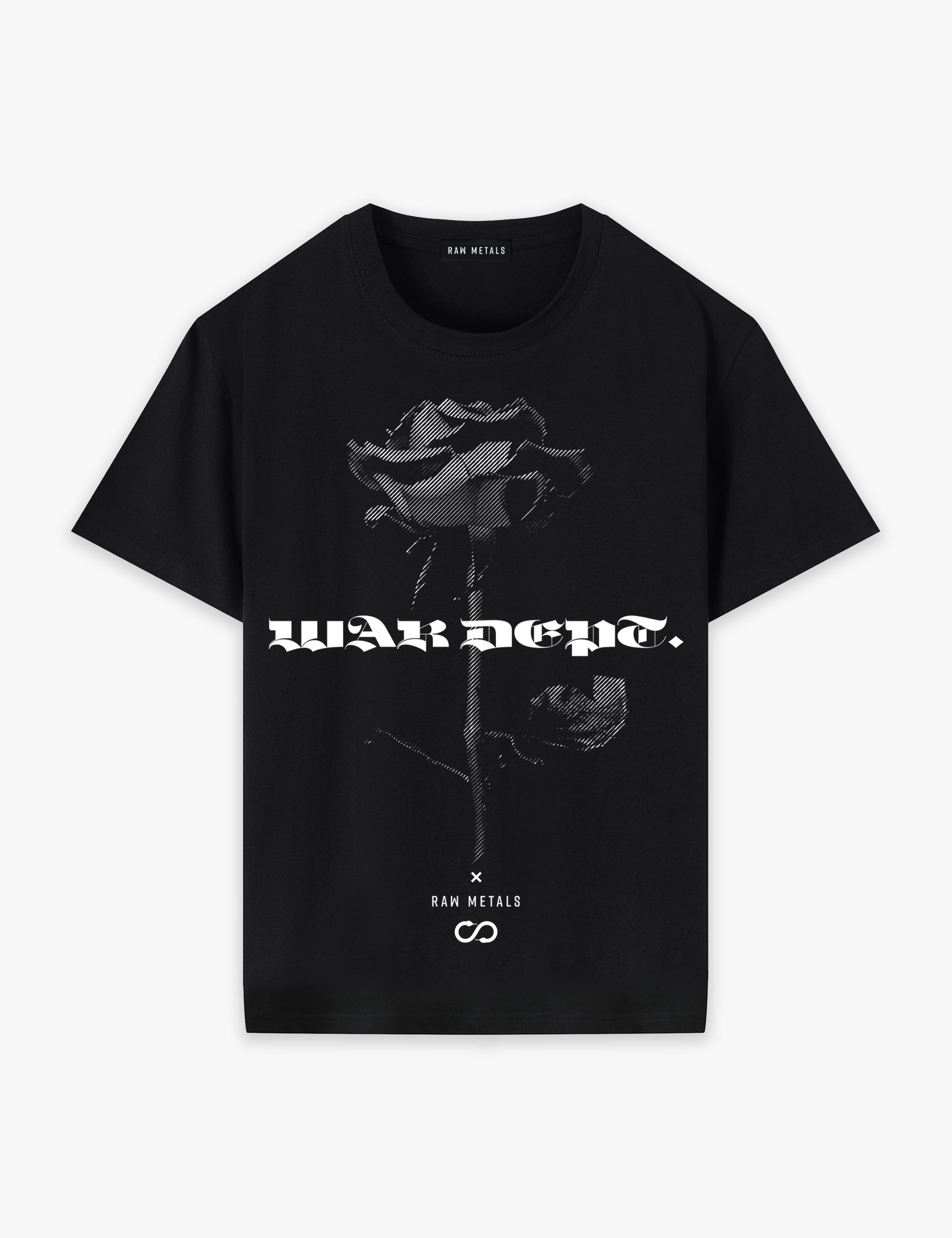 RAW METALS War Department T-shirt in Black