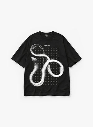 SHED THIS SKIN OVERSIZE T-SHIRT - BLACK