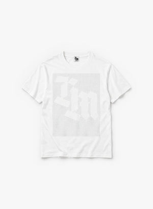 DOT MATRIX T-SHIRT - WHITE