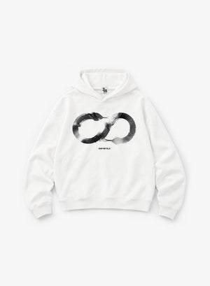 IDEALISM COLLIDES HOODIE - WHITE