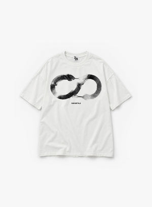 IDEALISM COLLIDES OVERSIZE T-SHIRT - WHITE
