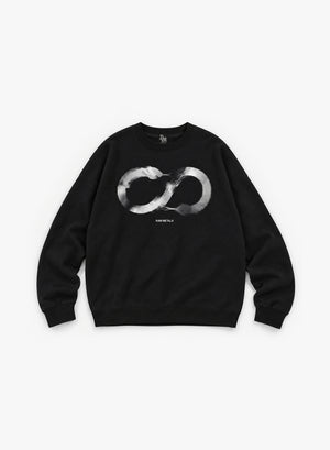 IDEALISM COLLIDES SWEATSHIRT - BLACK