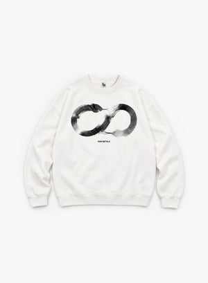 IDEALISM COLLIDES SWEATSHIRT - WHITE