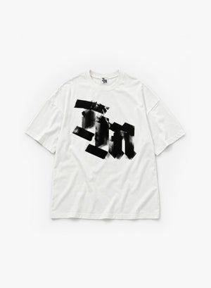 AUTOFOCUS OVERSIZE T-SHIRT - WHITE
