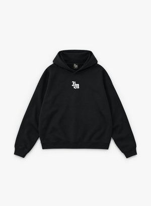 RIPPLE EFFECT HOODIE - BLACK