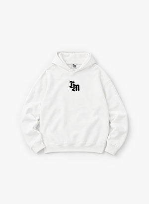 RIPPLE EFFECT HOODIE - WHITE