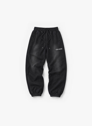 REDACTED SWEATPANTS - BLACK